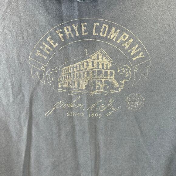 FRYE Full Zip Hoodie Bering Sea Cotton Graphic Logo Size XL Casual Streetwear - Picture 12 of 15